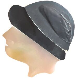 Vtg ca 1980 Faux Abolone Brooch in the style of Lee Sands